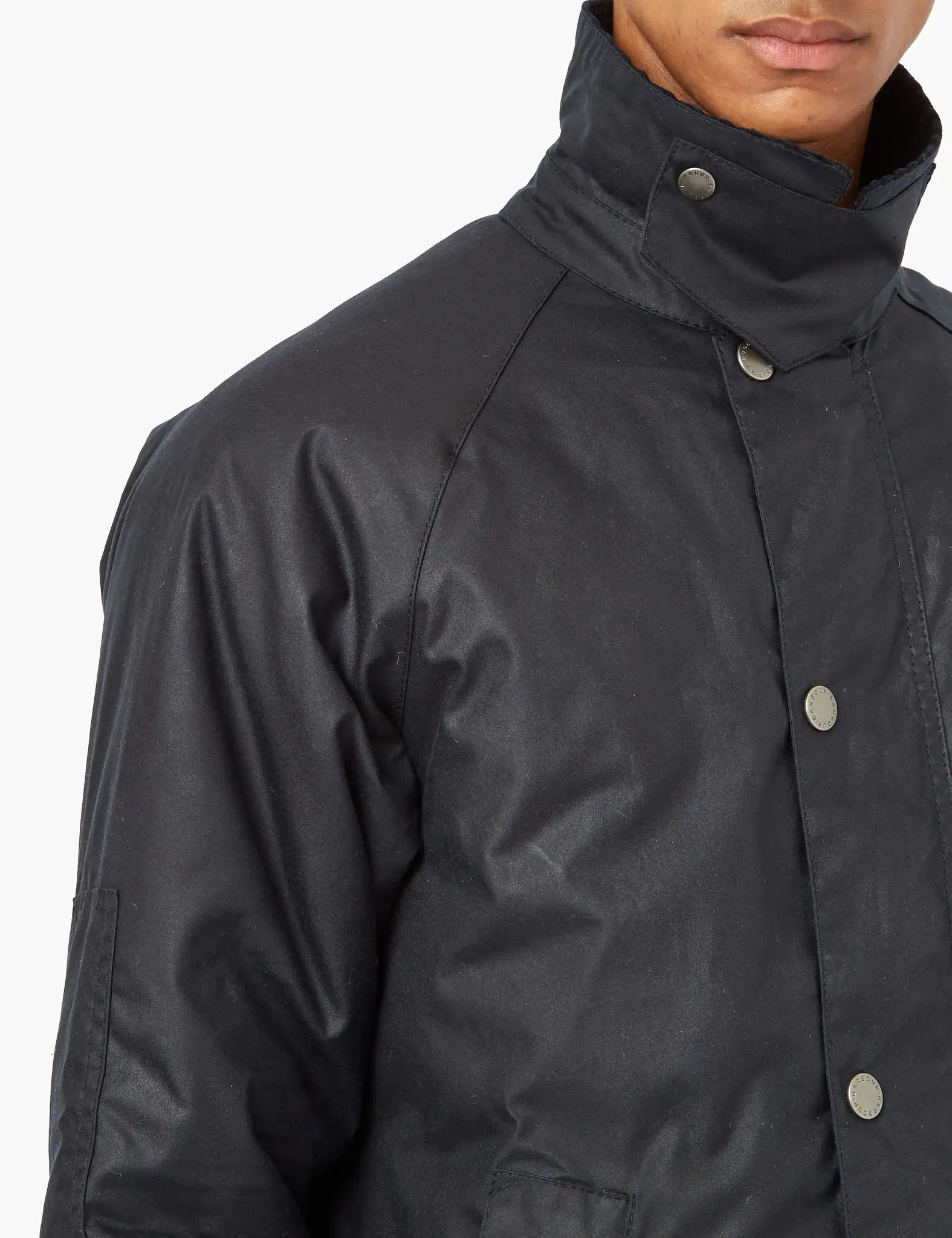 Barbour SL Nara Wax Coat - Navy Blue