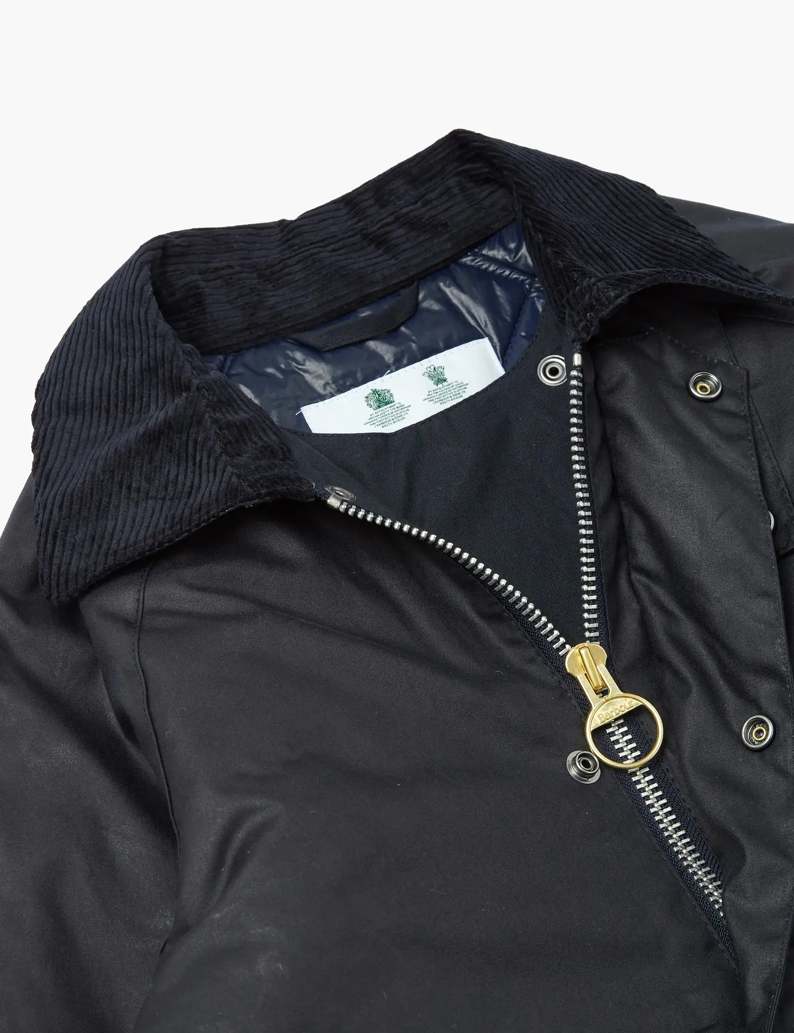 Barbour SL Nara Wax Coat - Navy Blue