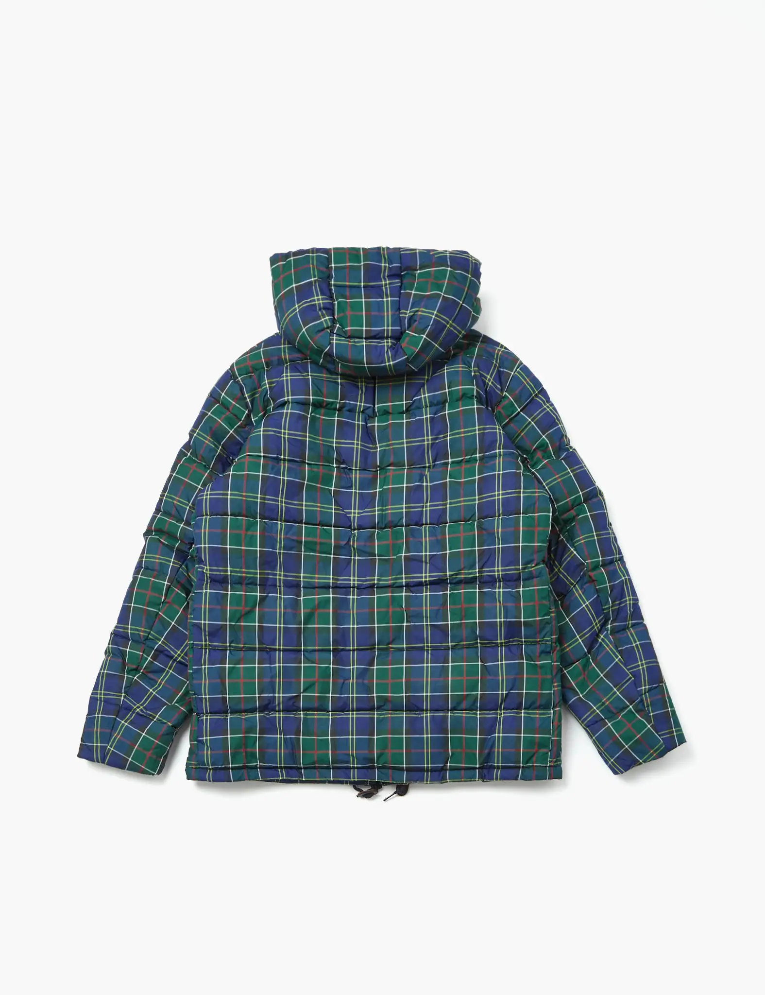 Barbour Tartan Blaine Baffle Quilt Coat - Ivy Tartan Green