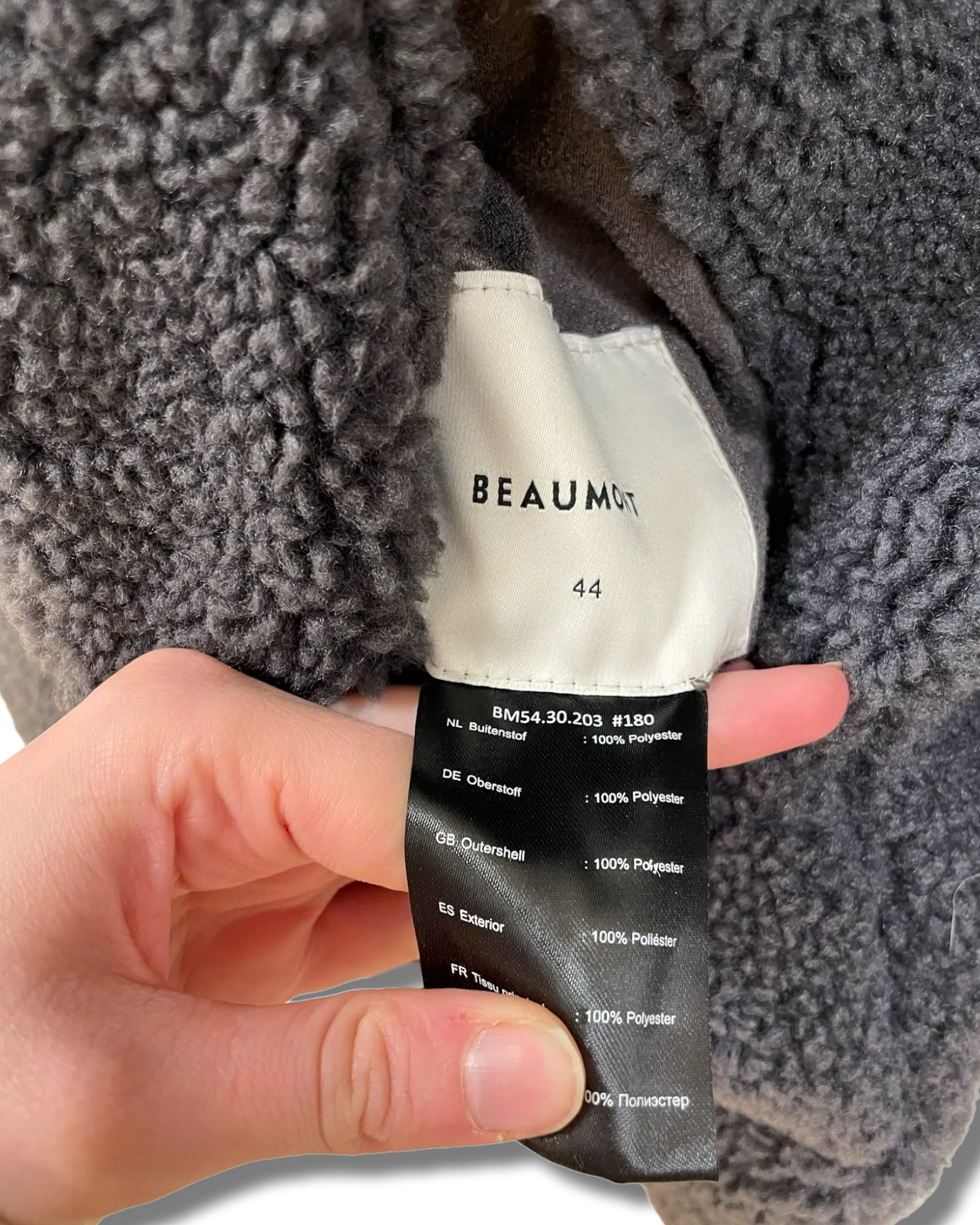 Beaumont Reversible teddy Coat XL