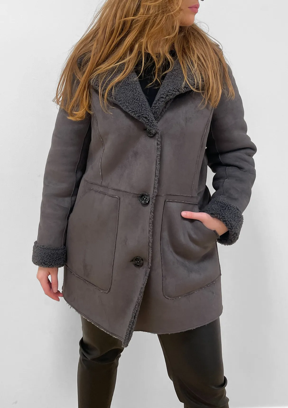 Beaumont Reversible teddy Coat XL