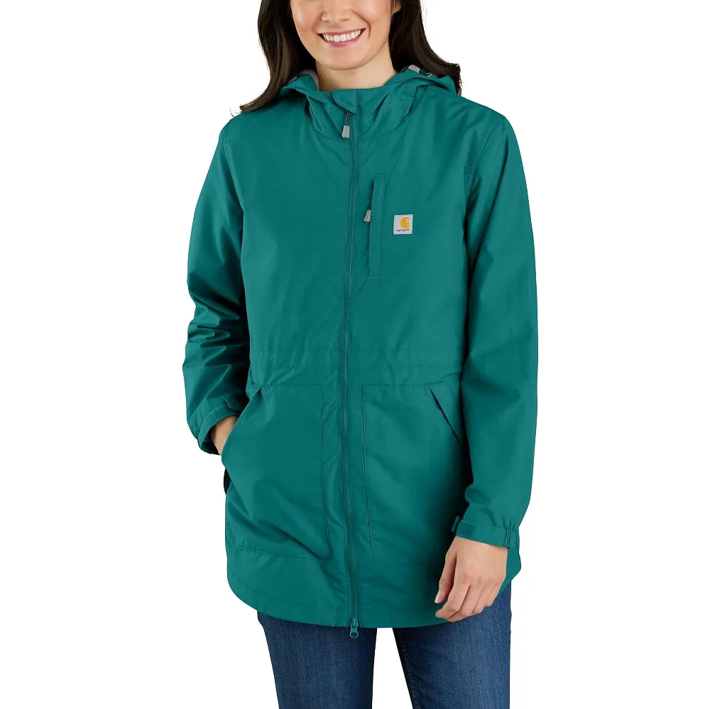 'Carhartt' Women's Rain Defender Relaxed Fit Lightweight Coat - Shaded Spruce