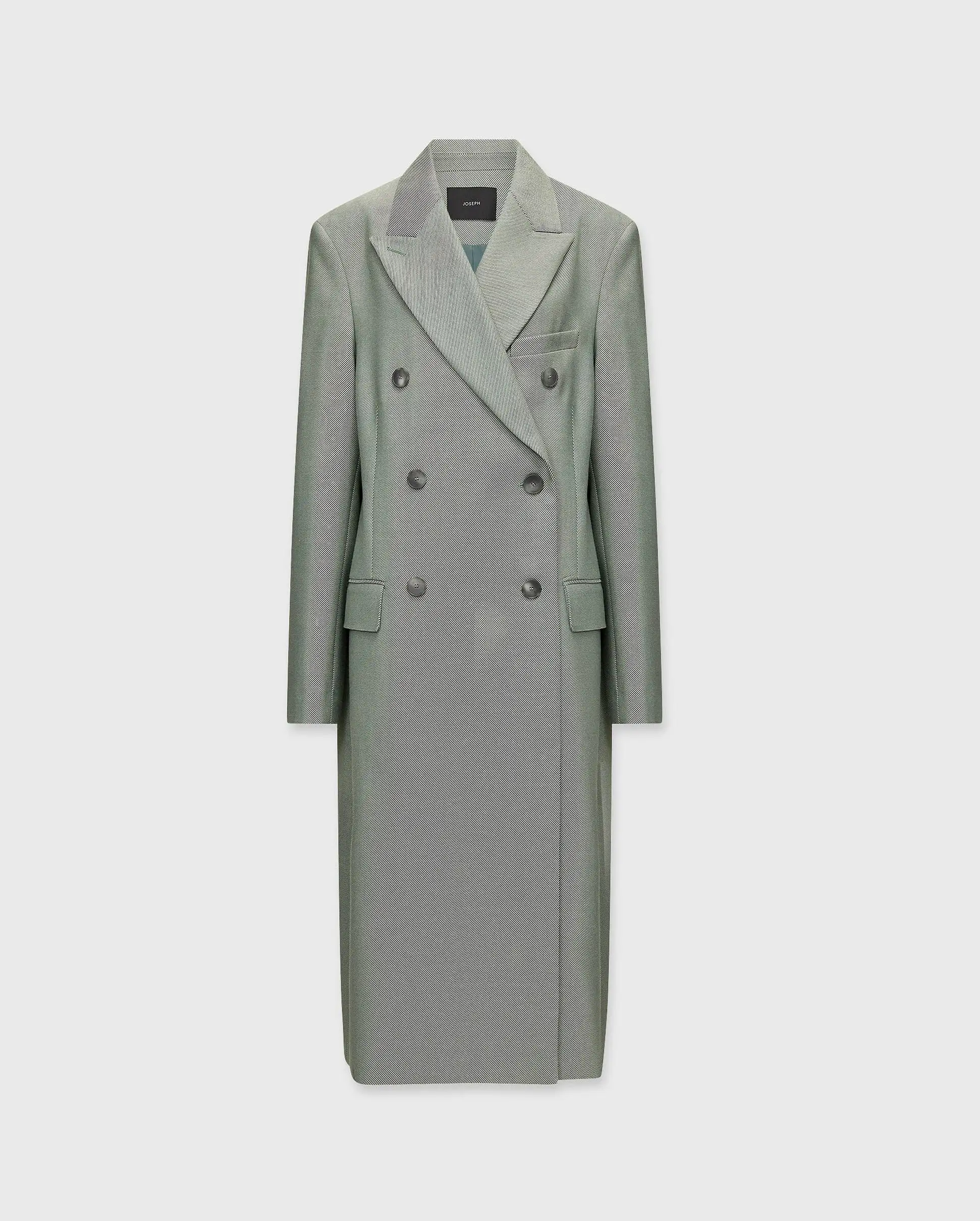 CORNWALL COAT FLUID WOOL / DARK SAGE