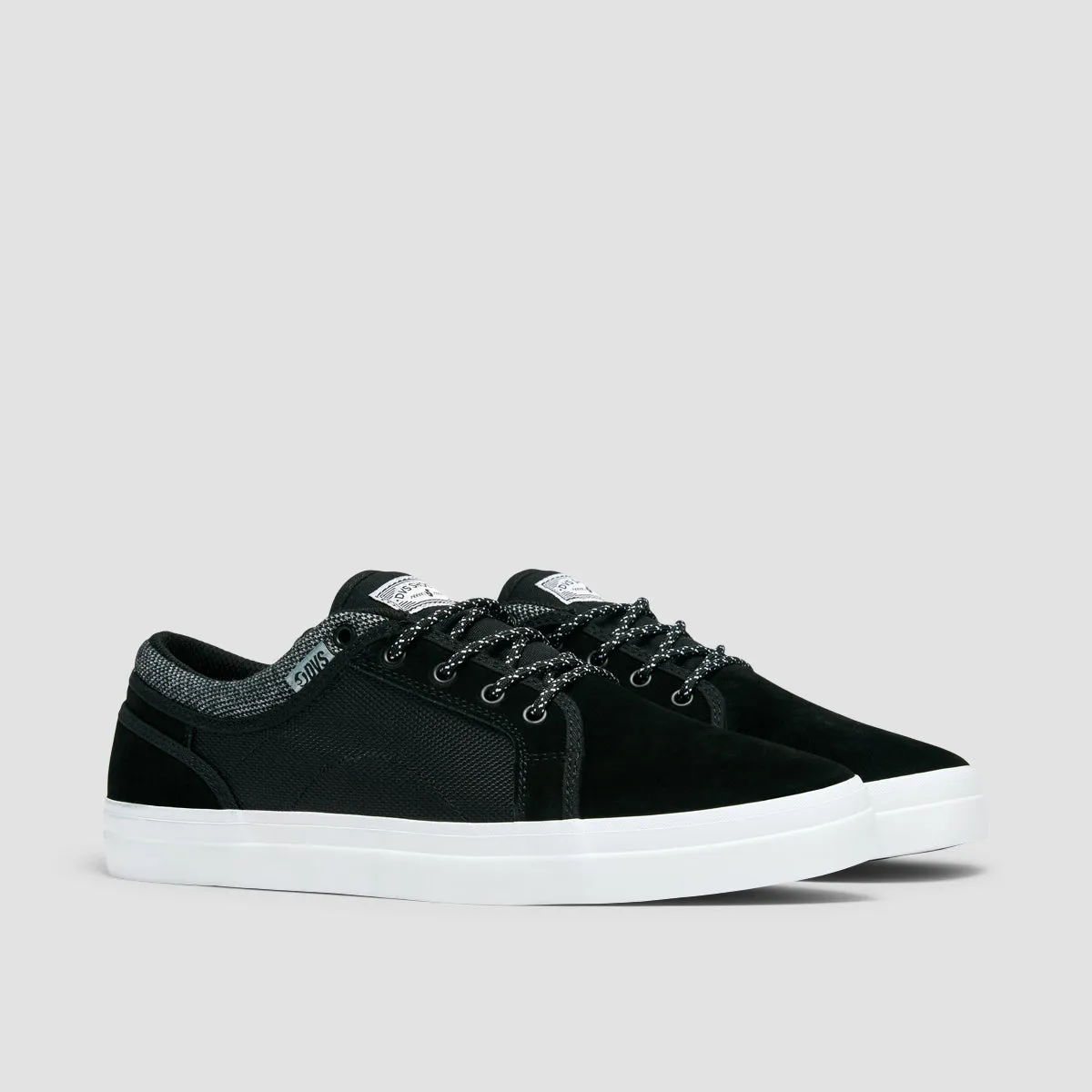 DVS Aversa+ Shoes - Black/White Suede