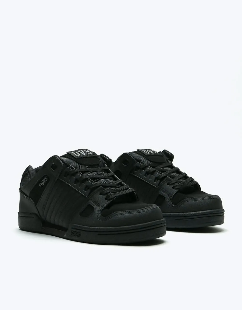 DVS Celsius Skate Shoes - Black/Black Leather