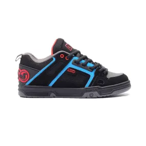 DVS F0000029702 COMANCHE MN'S (Medium) Black/Blue/Red Leather & Nubuck Skate Shoes