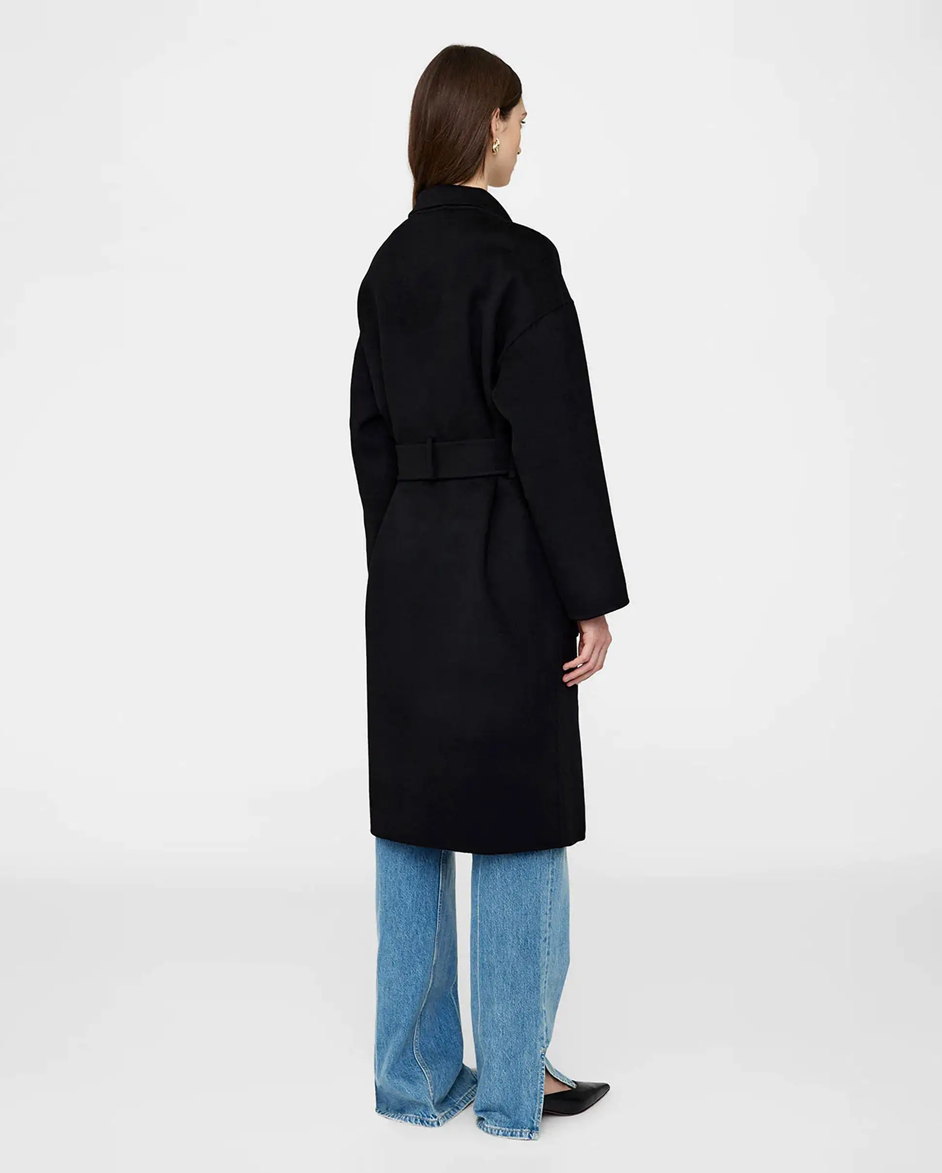 DYLAN COAT / BLACK CASHMERE BLEND