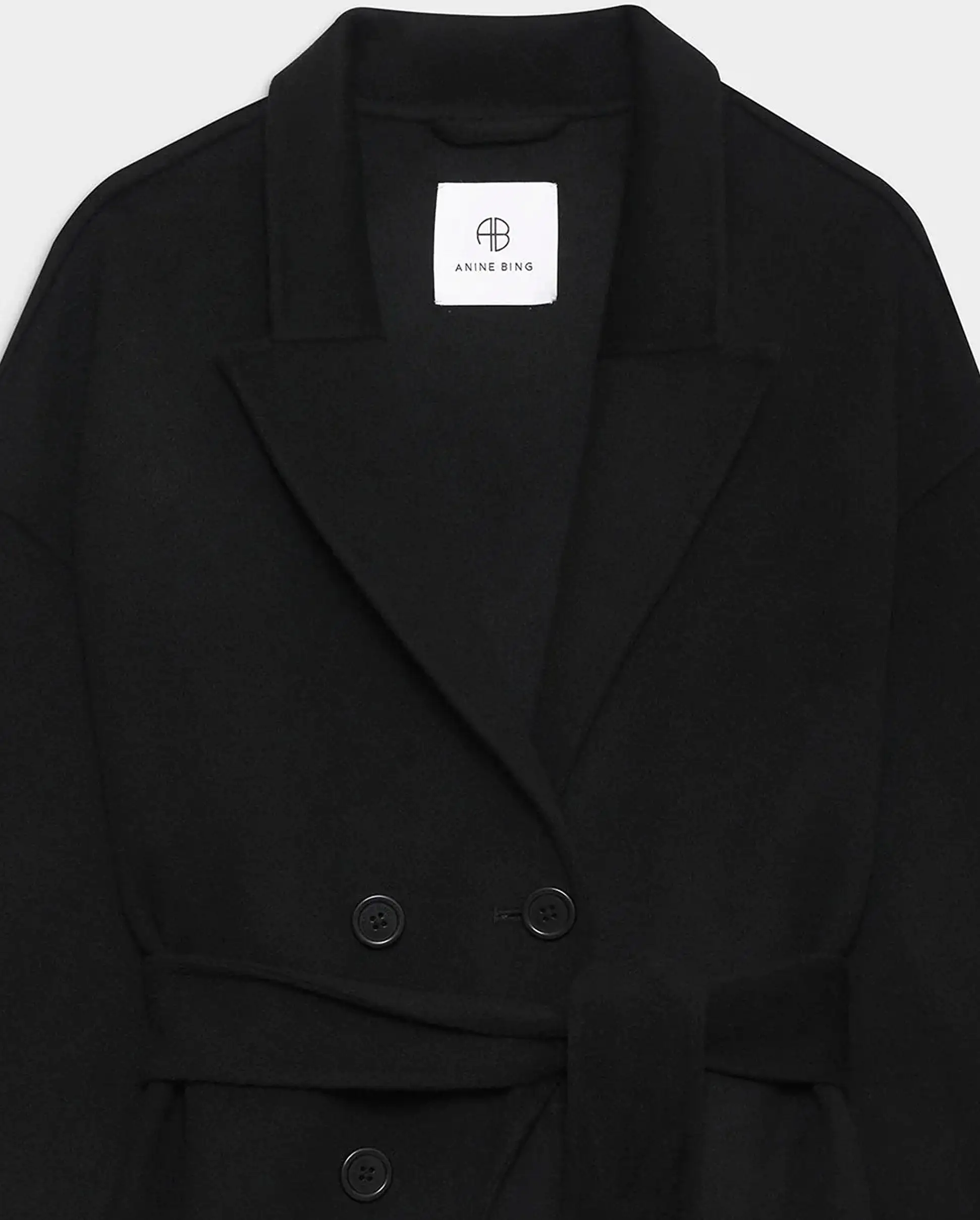 DYLAN COAT / BLACK CASHMERE BLEND