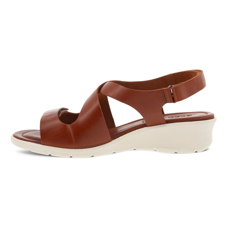 Ecco Felicia Sandal Cognac Palermo V3   