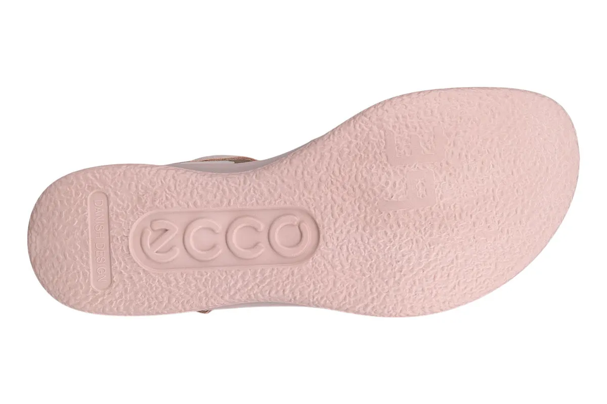 Ecco Flowt Wedge Rose Dust/Rose Dust Womens