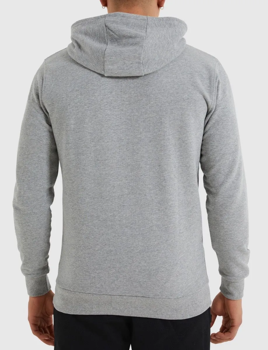 Ellesse Alroni Overhead Hooded Sweatshirt Grey Marl