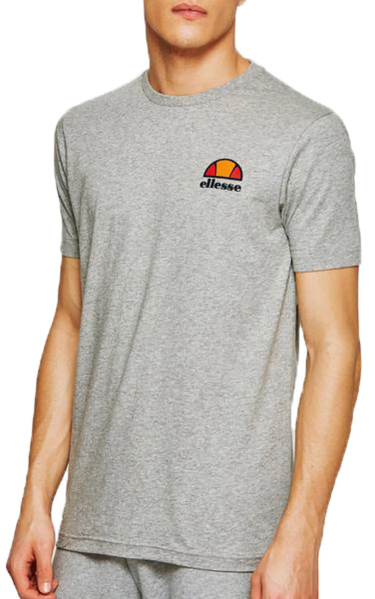 Ellesse Canaletto Logo T-Shirt Grey Marl