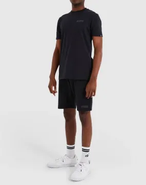 Ellesse Oulan Short & T-Shirt Set Washed Black