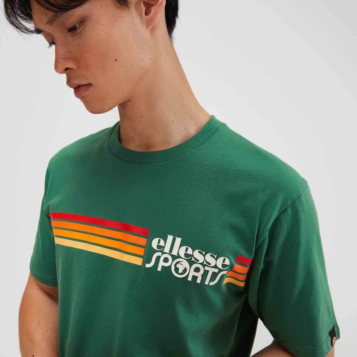 Ellesse Sorranta Crew Neck Logo T-Shirt Green