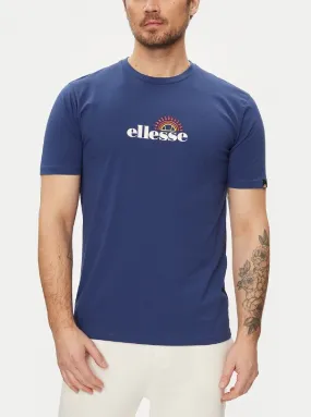 Ellesse Trea Crew Neck Logo T-Shirt Navy