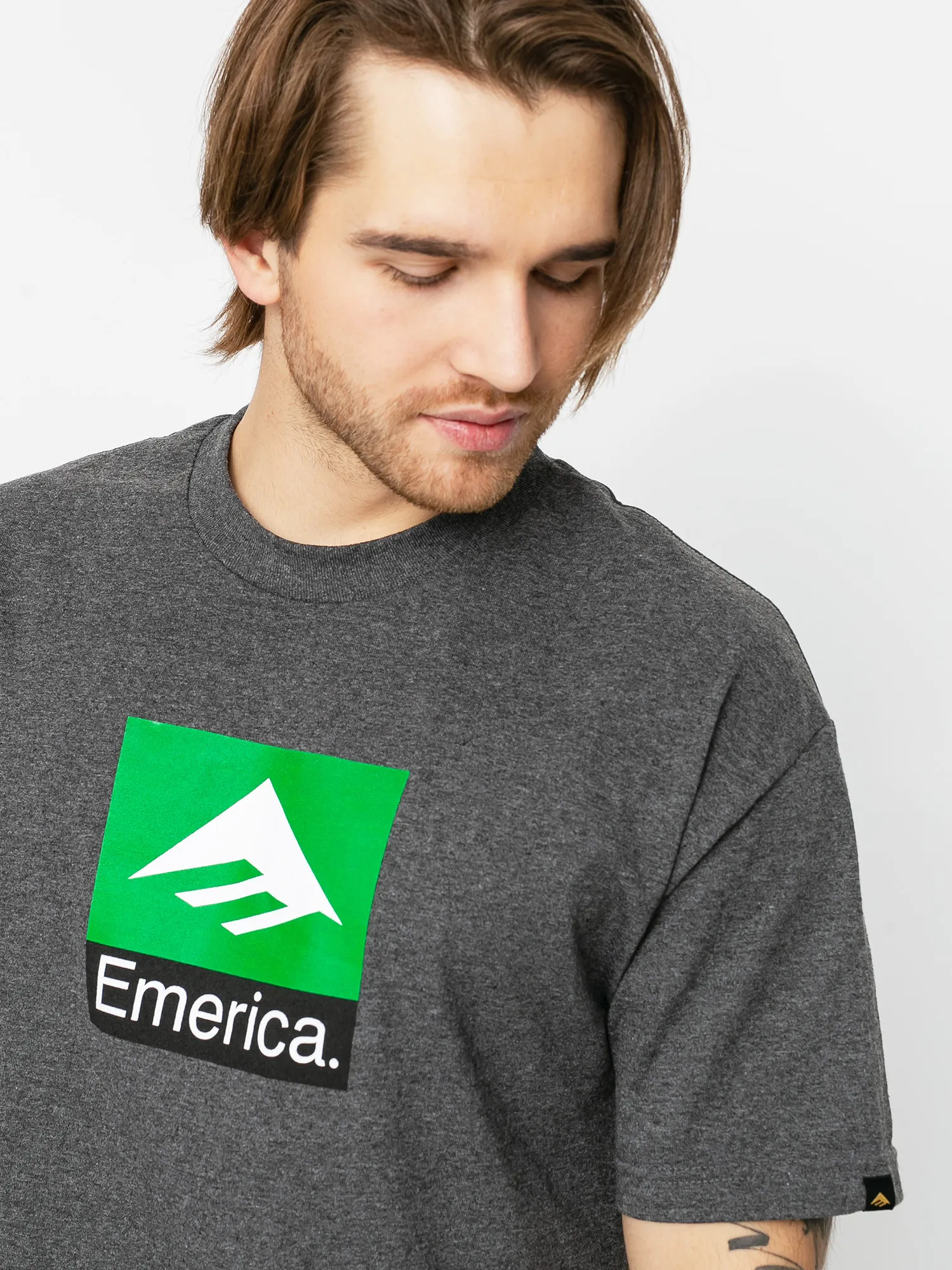 Emerica Classic Combo T-shirt (charcoal/heather)