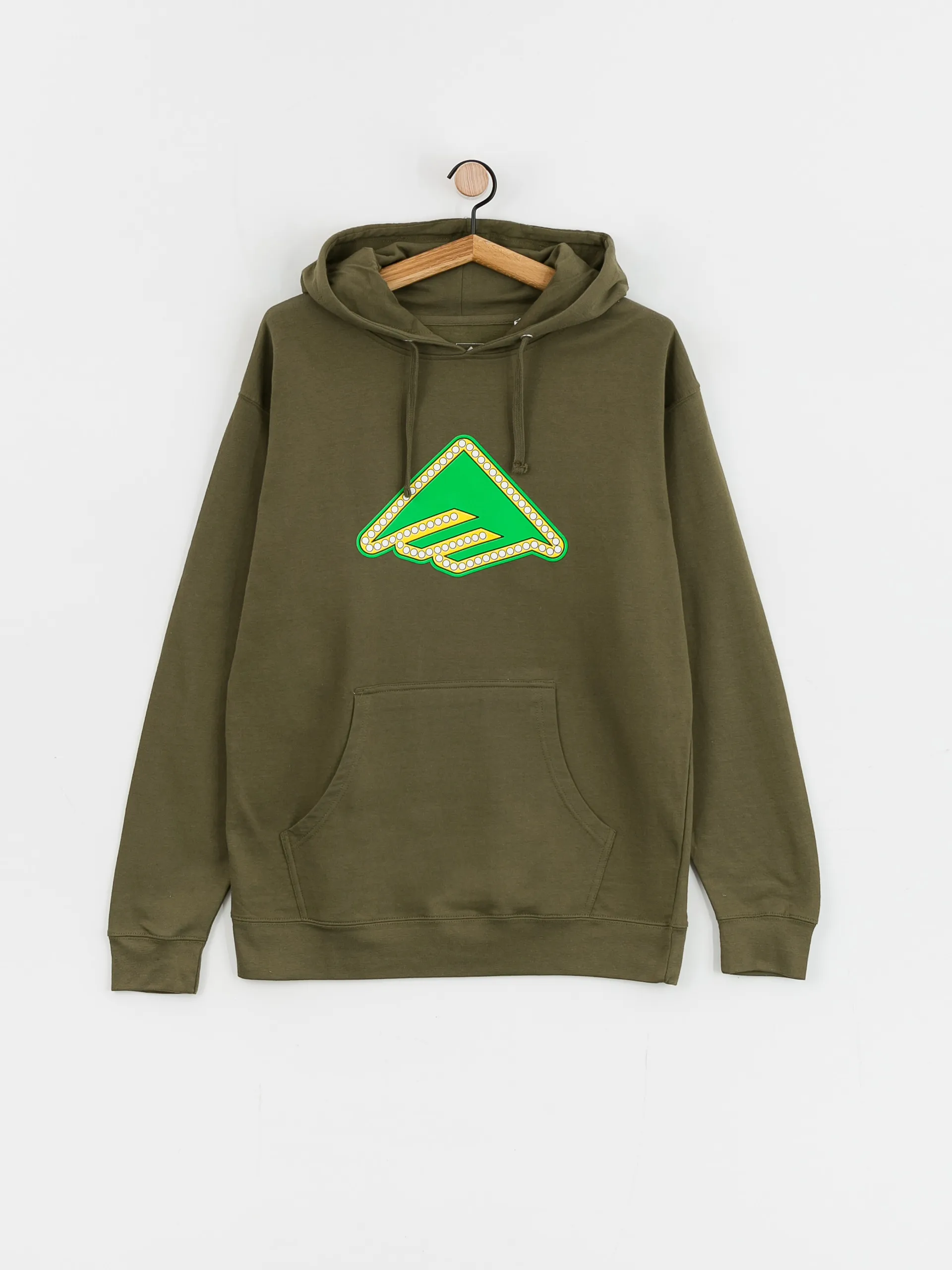 Emerica Shake Junt Triangle Lights HD Hoodie (military)