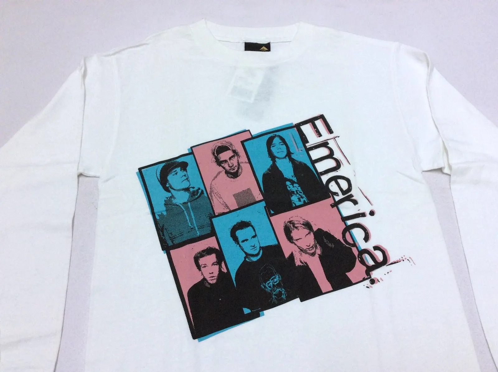 Emerica Yearbook L/S Tee White