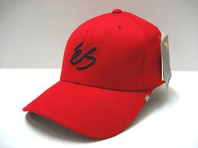 Es Raised Script Flexfit Cap Red