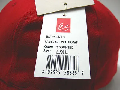 Es Raised Script Flexfit Cap Red