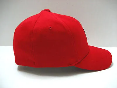 Es Raised Script Flexfit Cap Red