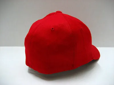 Es Raised Script Flexfit Cap Red