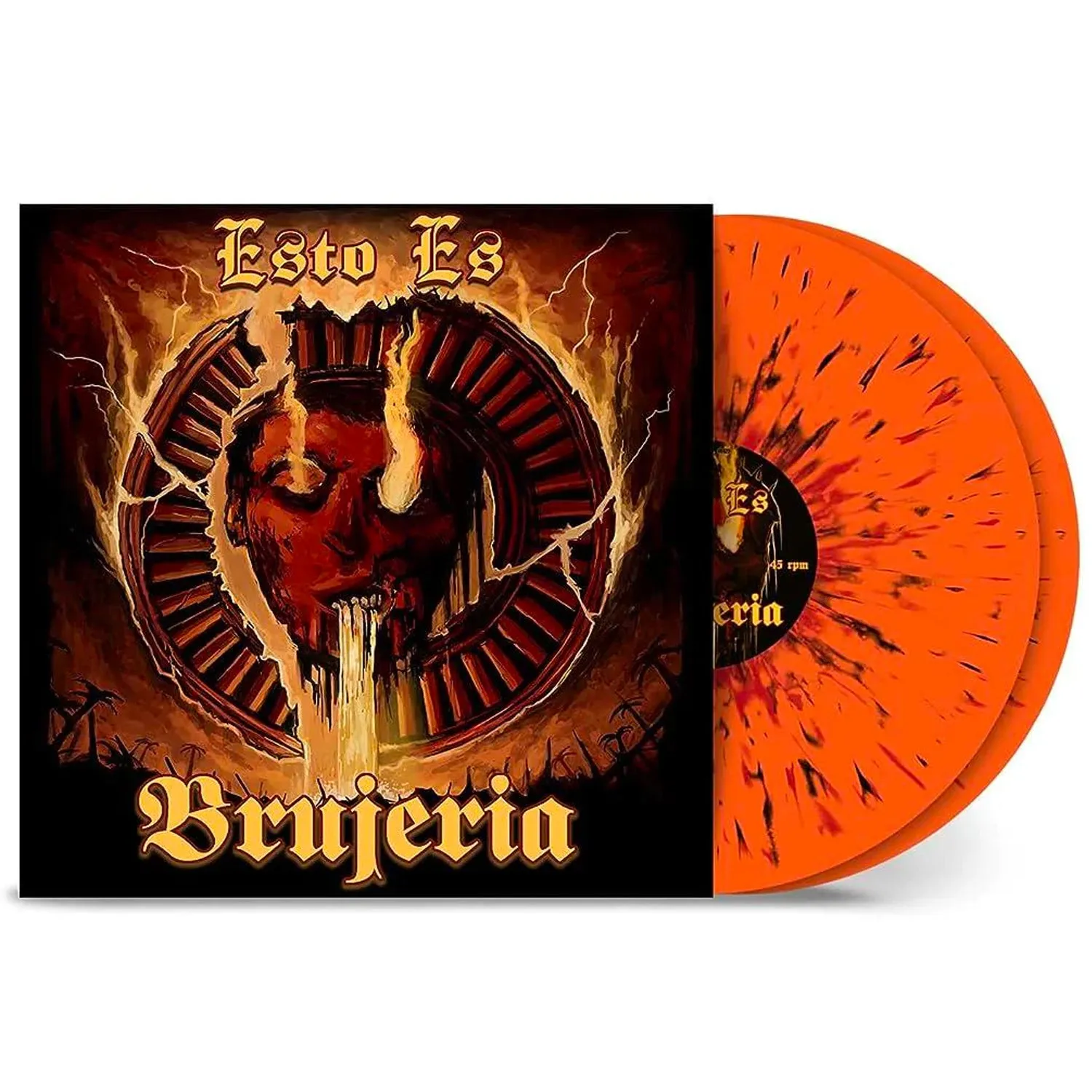 Esto Es Brujeria 2LP (Orange/Red/Black Splatter Vinyl)