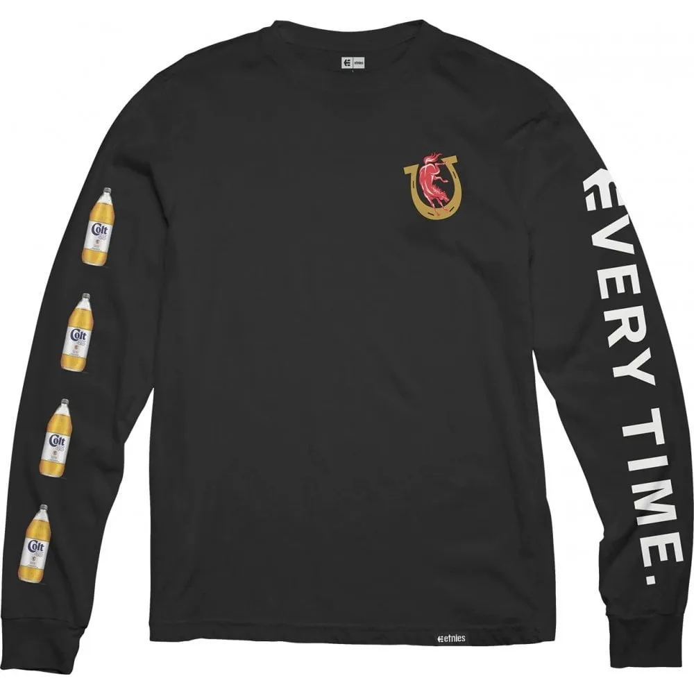 Etnies Colt 45 Long Sleeve Tee (Black)