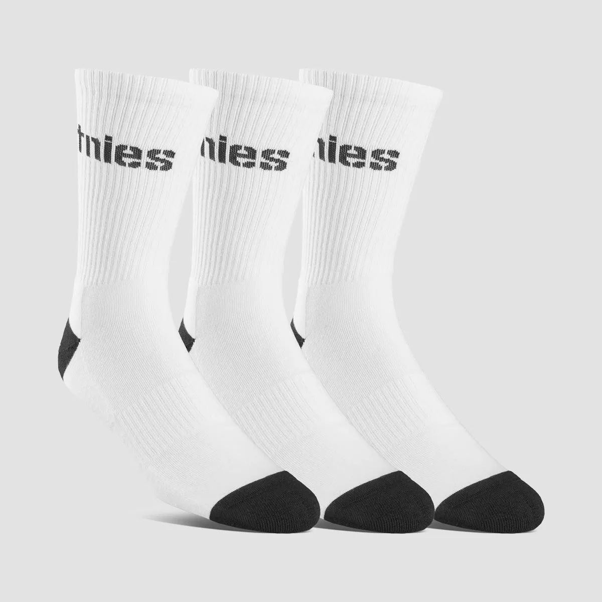 Etnies Stencil Icon Socks 3 Pack White