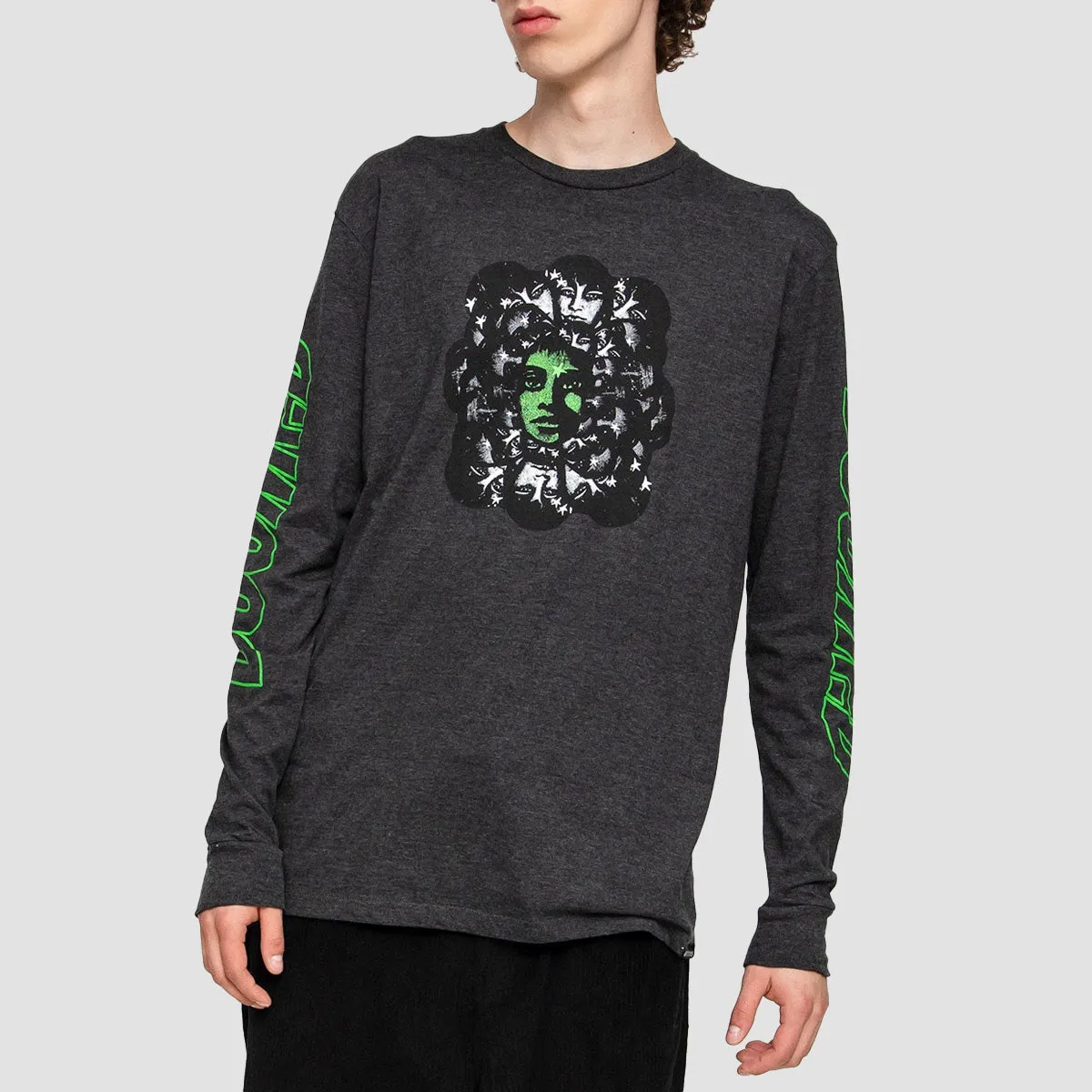 Etnies X Doomed Longsleeve T-Shirt Charcoal/Heather