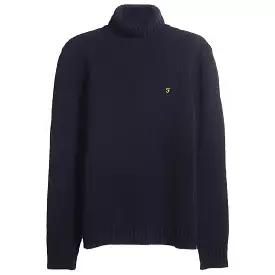 Farah Anton Fisherman Knit - True Navy