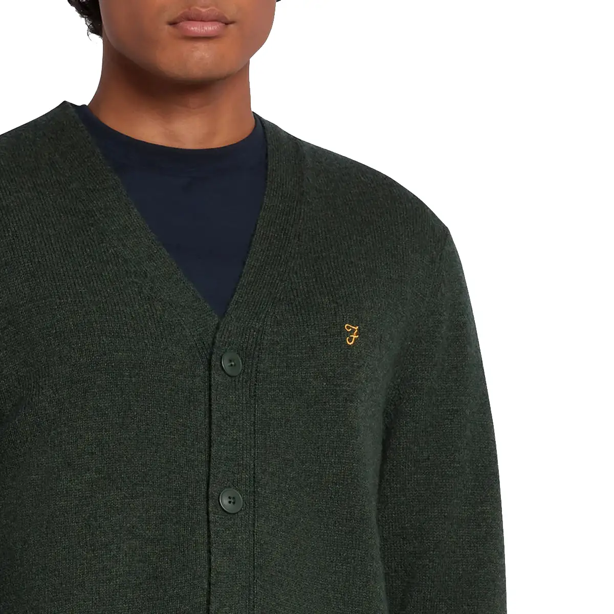 Farah Birchall Cardigan - Evergreen