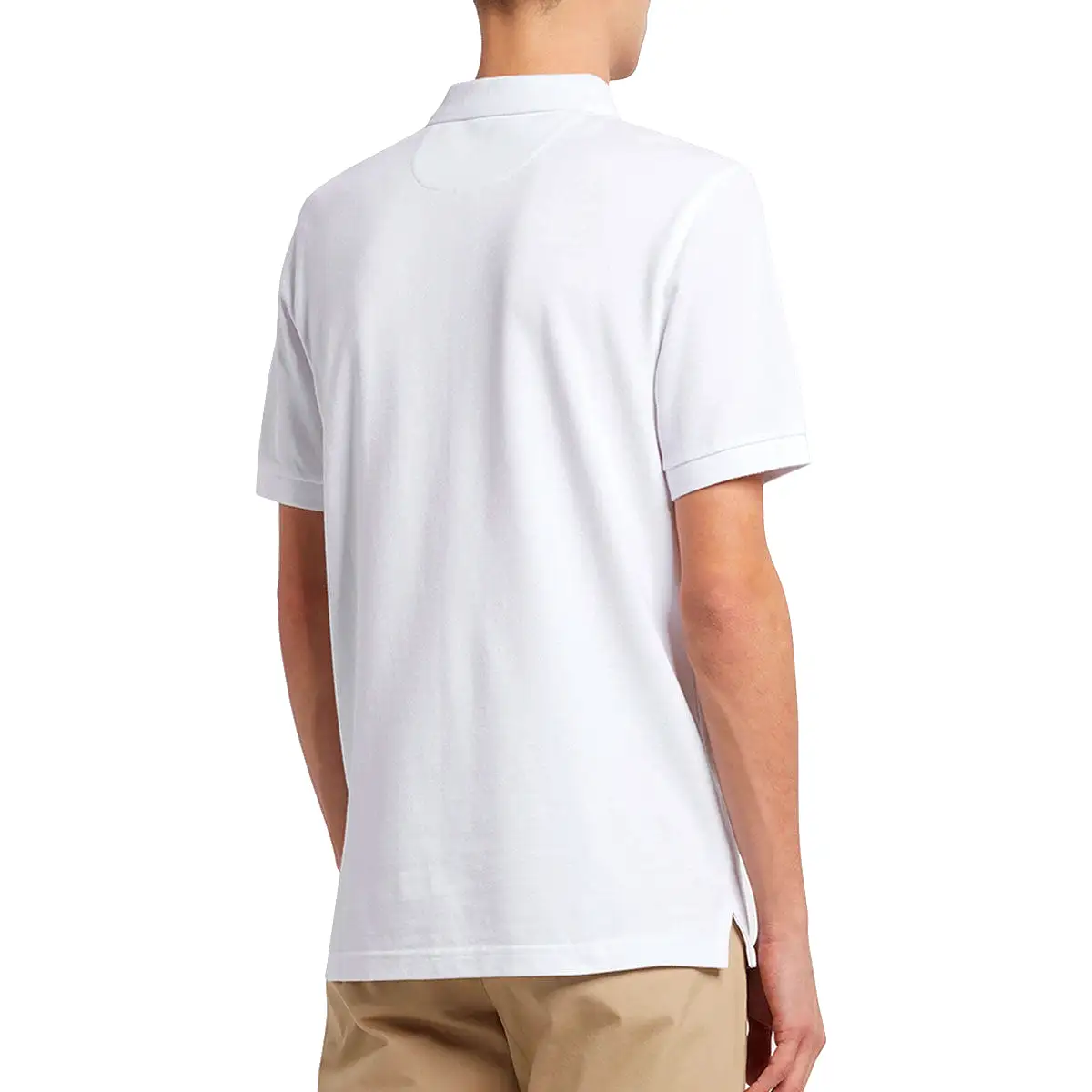 Farah Blanes Slim Fit Organic Polo Shirt - White