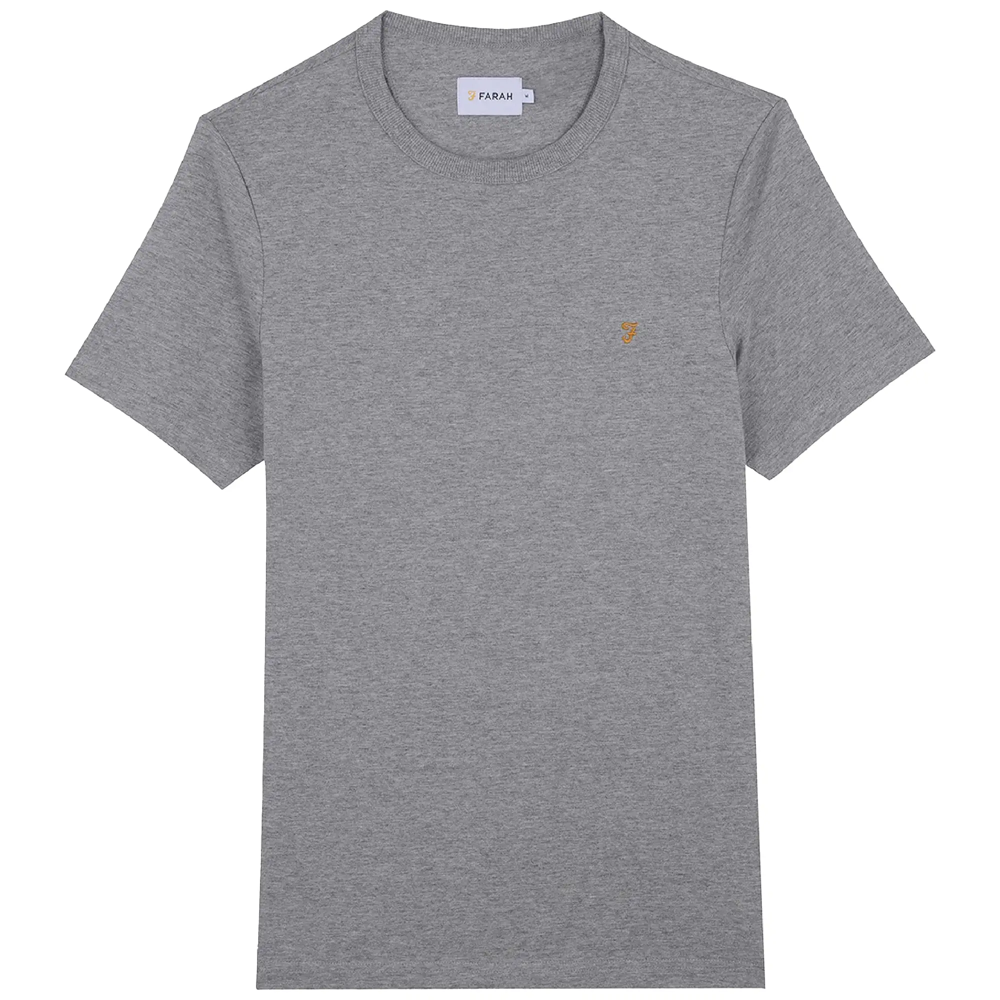 Farah New Danny T-Shirt - Grey Marl