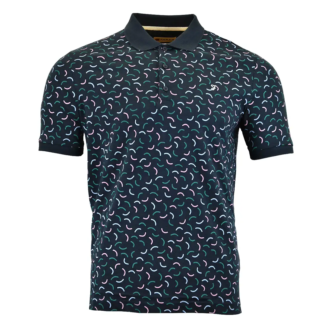 Farah Pool SS Polo Shirt - True Navy