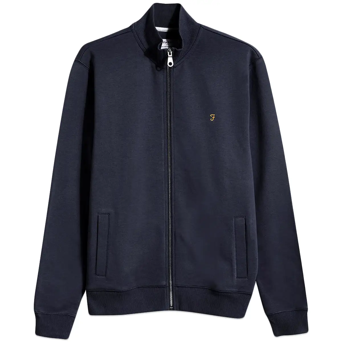 Farah Vance Full Zip Sweat - Navy