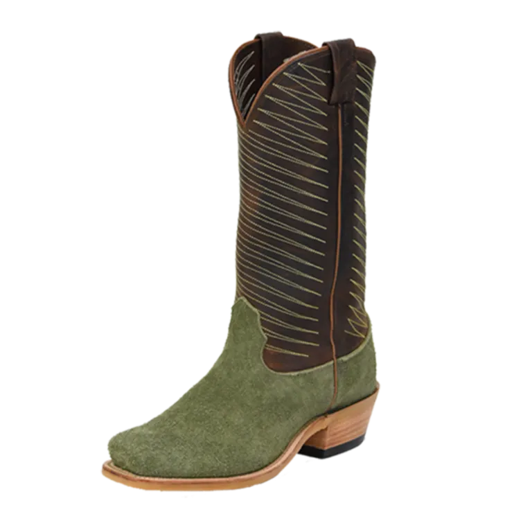 Fenoglio Men's Olive Green Roughout Boot