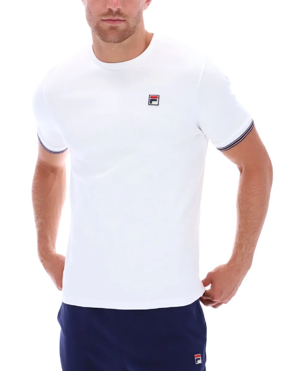 Fila Caleb Crew Neck T-Shirt White