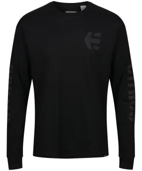 Men’s Etnies Icon Long Sleeved Cotton T-Shirt