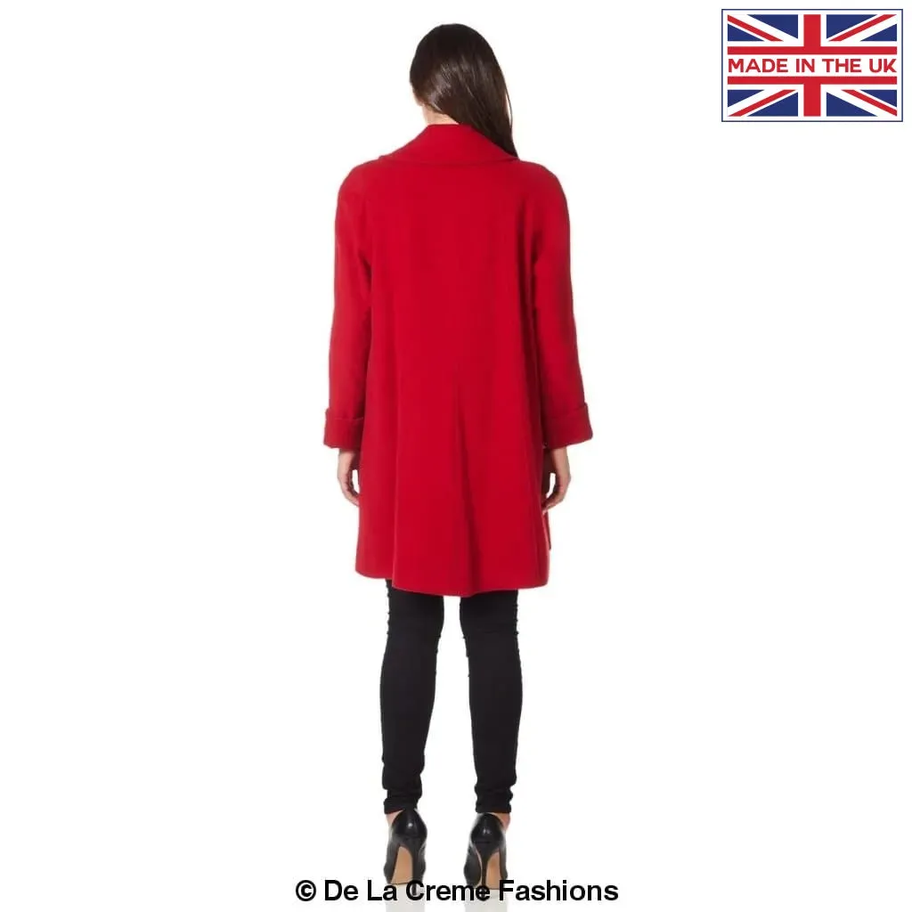 [PRE-ORDER] Wool and Cashmere Blend Swing Coat (1711)