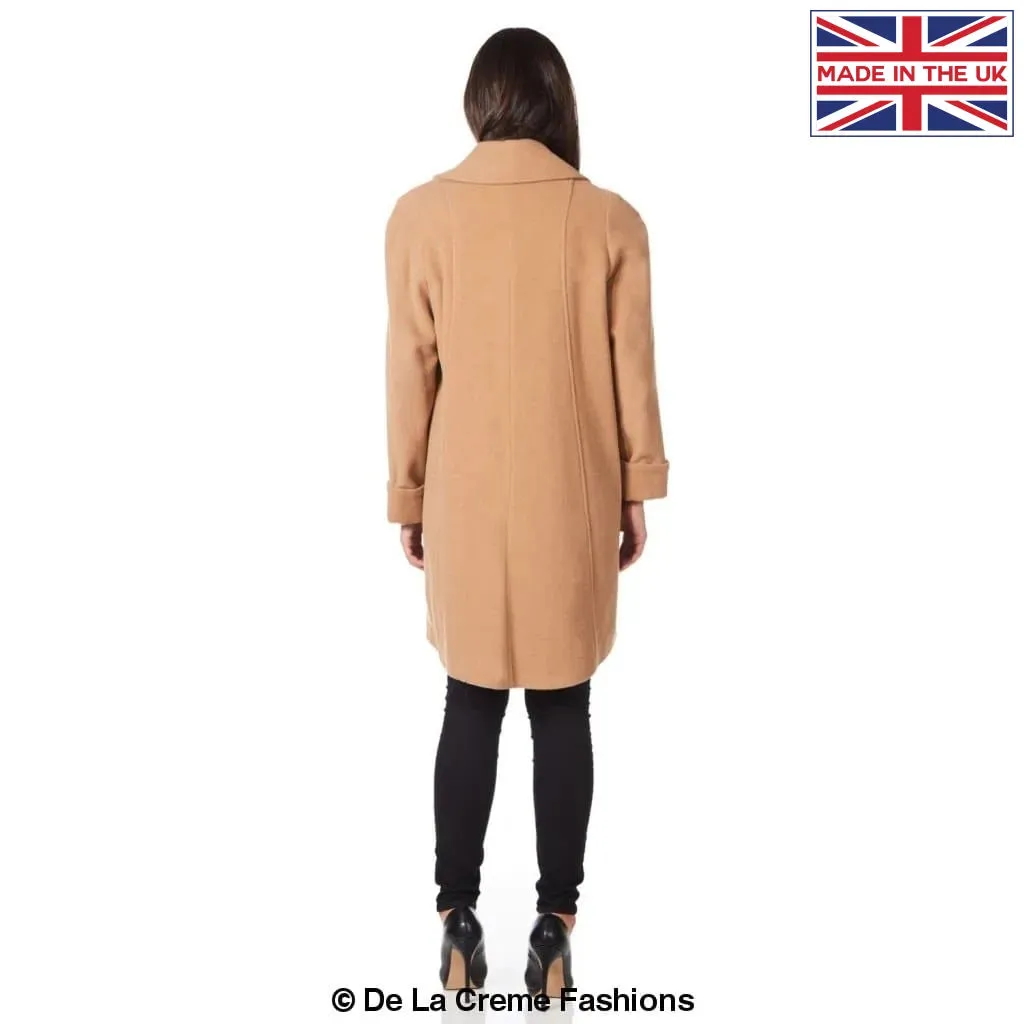 [PRE-ORDER] Wool and Cashmere Blend Swing Coat (1711)