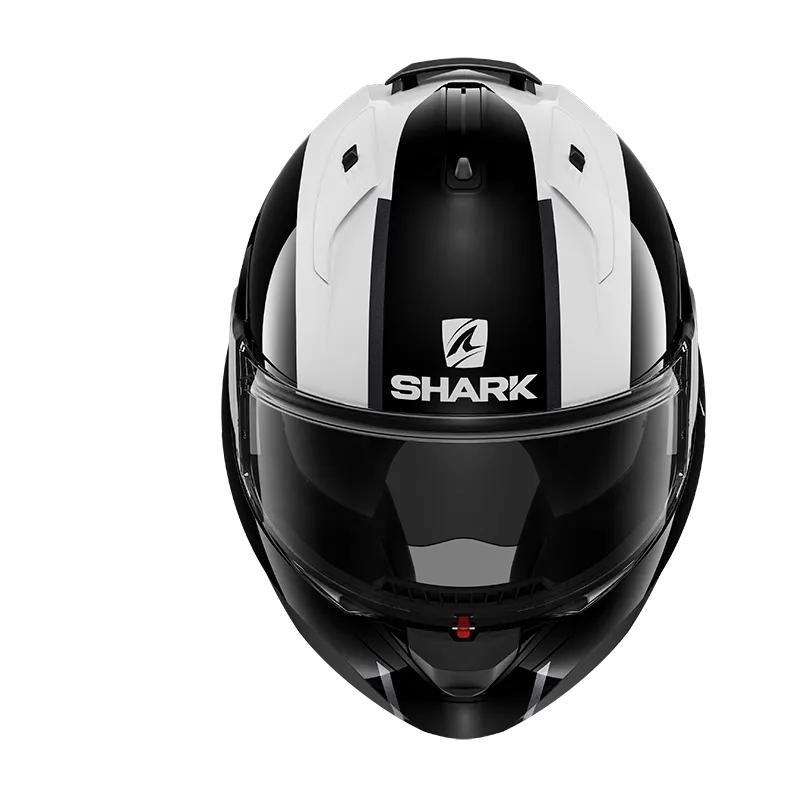 Shark - Evo ES Endless White/Black/Red Flip Helmet