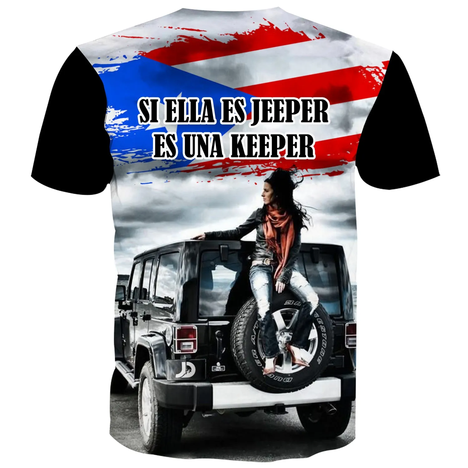 Si Ella Es Jeeper, Es Una Keeper - T-Shirt