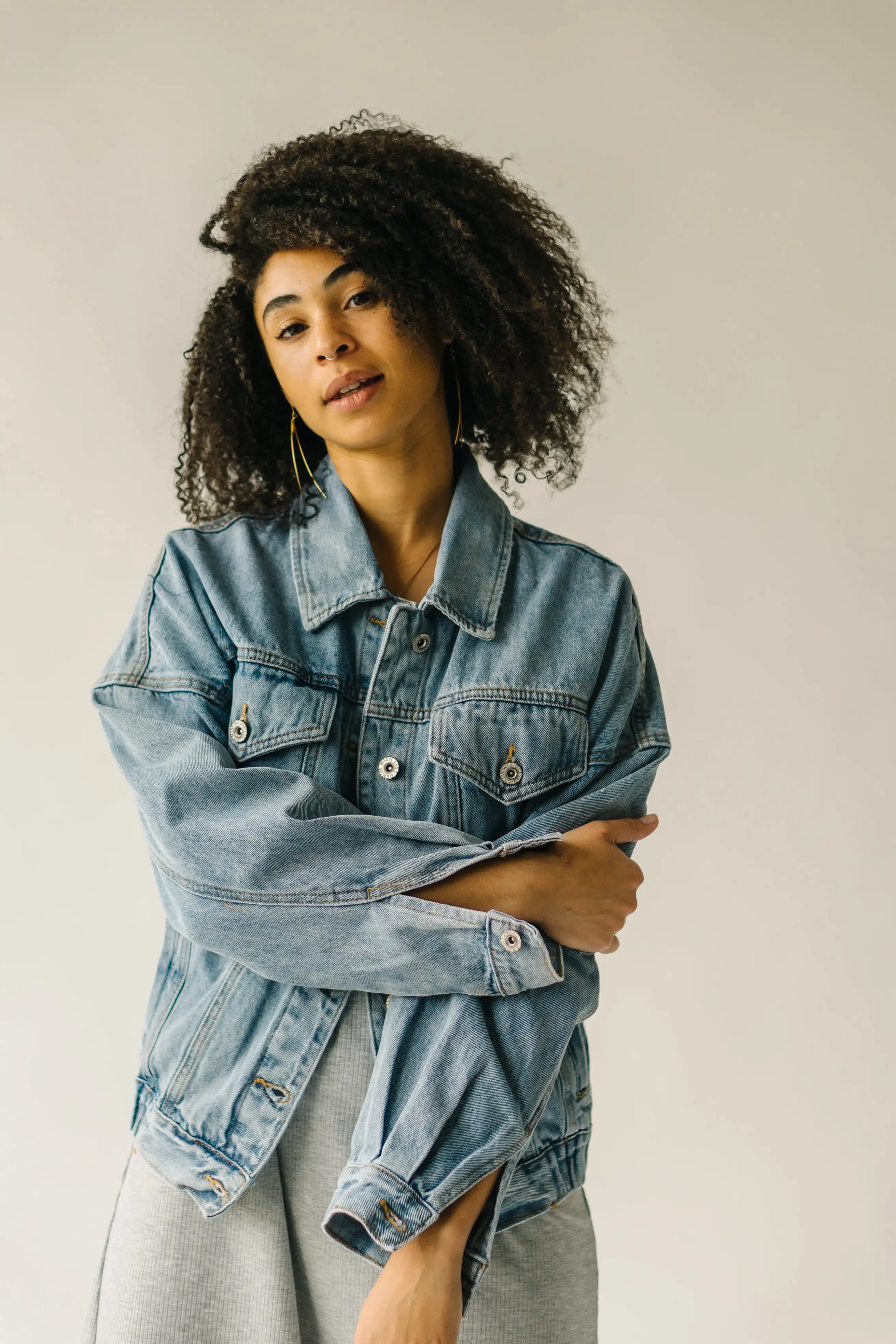 The Tessler Washed Jacket in Denim Blue