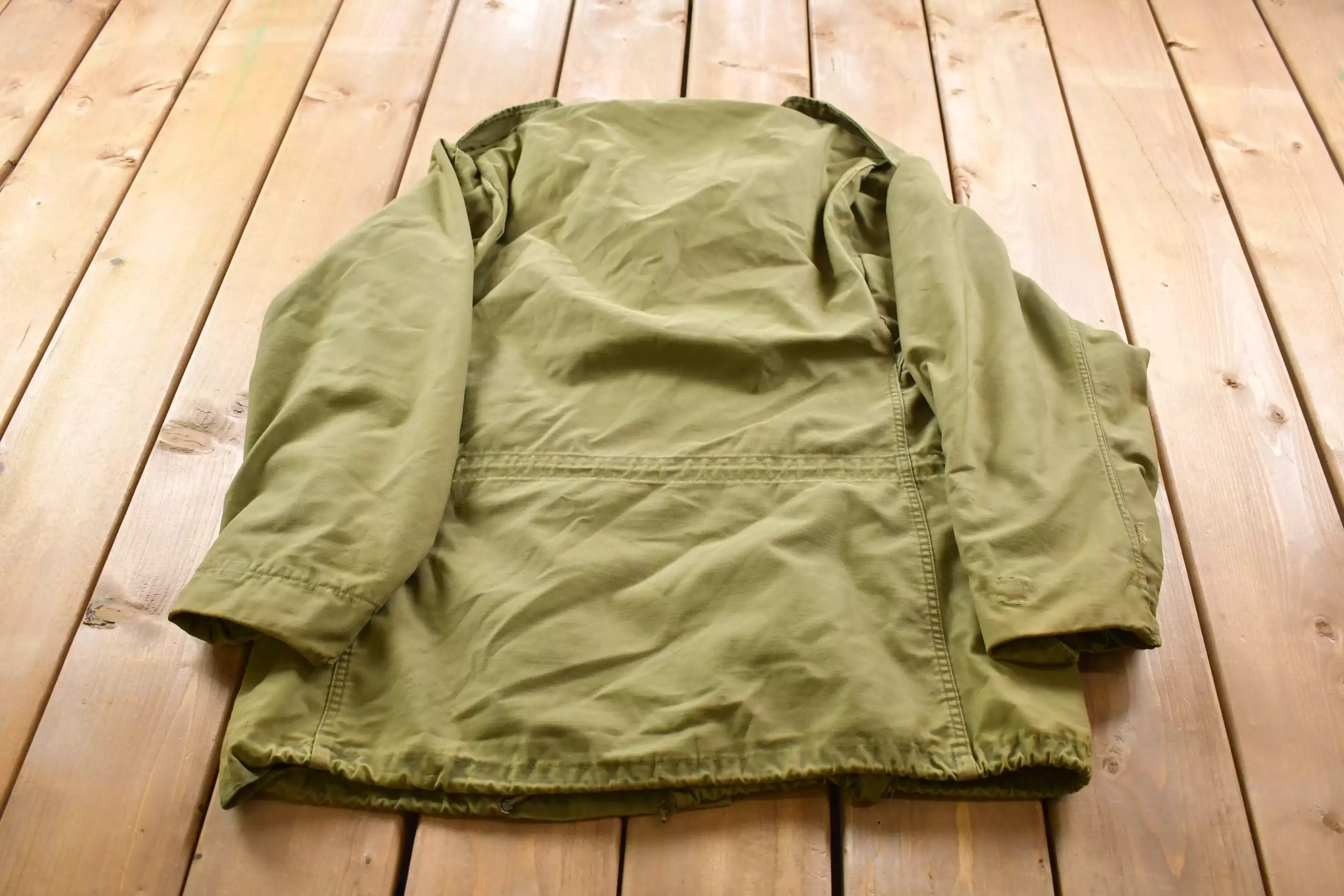 Vintage 1970's Military Cold Weather Field Coat / Zip Up Jacket / US Army Green / Vintage Army / Streetwear Fashion / Army Jacke