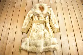 Vintage 1970s Silver Raccoon Fur Coat / Womenswear / Vintage Fur Coat / Winter Wear / True Vintage